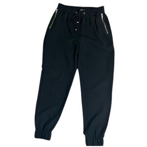 Gold Detail Dressy Jogger Pants